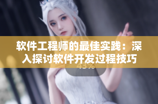 软件工程师的最佳实践：深入探讨软件开发过程技巧