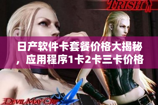 日产软件卡套餐价格大揭秘，应用程序1卡2卡三卡价格全解析