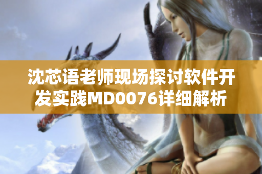 沈芯语老师现场探讨软件开发实践MD0076详细解析