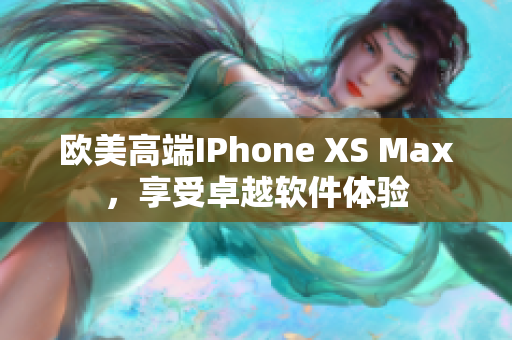 欧美高端IPhone XS Max，享受卓越软件体验