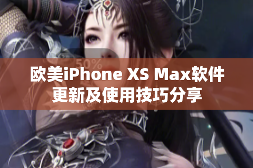 欧美iPhone XS Max软件更新及使用技巧分享