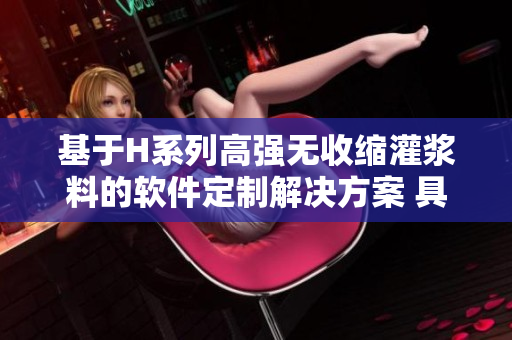 基于H系列高强无收缩灌浆料的软件定制解决方案 具体价格介绍