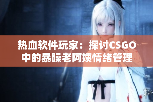 热血软件玩家：探讨CSGO中的暴躁老阿姨情绪管理