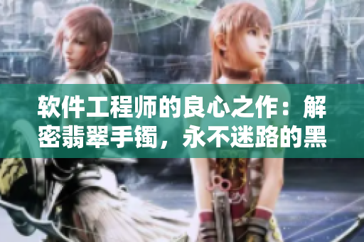 软件工程师的良心之作：解密翡翠手镯，永不迷路的黑料正能量