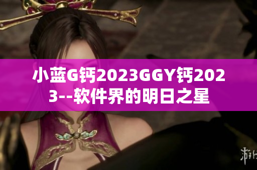 小蓝G钙2023GGY钙2023--软件界的明日之星