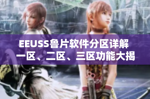 EEUSS鲁片软件分区详解 一区、二区、三区功能大揭秘