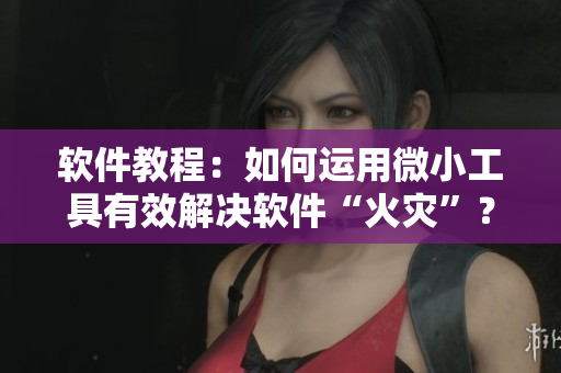 软件教程：如何运用微小工具有效解决软件“火灾”？