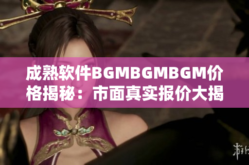 成熟软件BGMBGMBGM价格揭秘：市面真实报价大揭秘