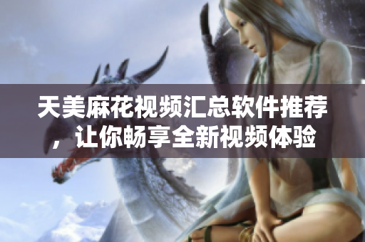 天美麻花视频汇总软件推荐，让你畅享全新视频体验