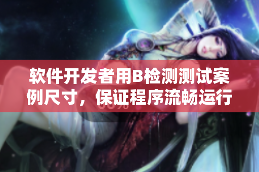 软件开发者用B检测测试案例尺寸，保证程序流畅运行