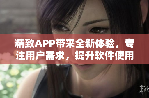 精致APP带来全新体验，专注用户需求，提升软件使用效率