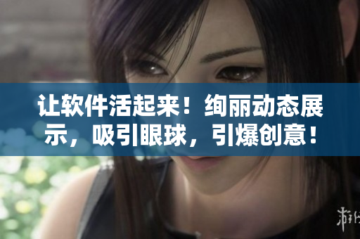 让软件活起来！绚丽动态展示，吸引眼球，引爆创意！