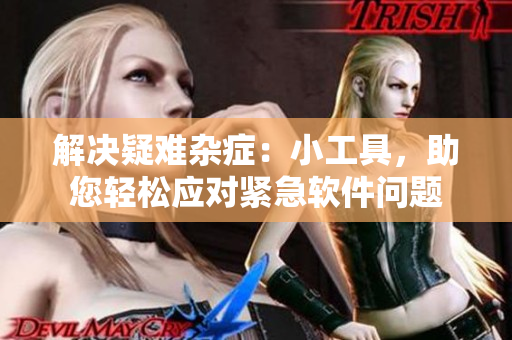解决疑难杂症：小工具，助您轻松应对紧急软件问题