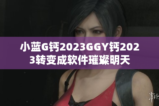 小蓝G钙2023GGY钙2023转变成软件璀璨明天