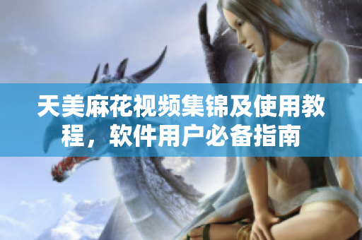 天美麻花视频集锦及使用教程，软件用户必备指南