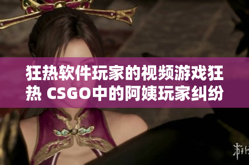 狂热软件玩家的视频游戏狂热 CSGO中的阿姨玩家纠纷