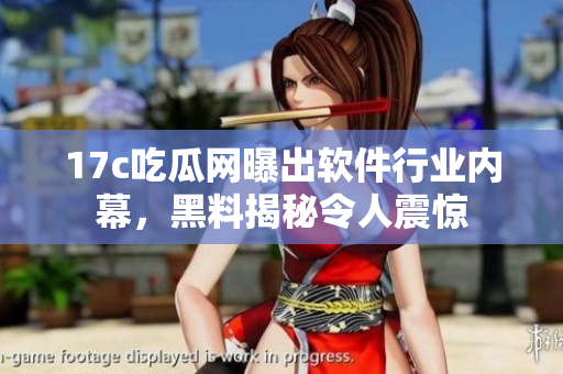 17c吃瓜网曝出软件行业内幕，黑料揭秘令人震惊