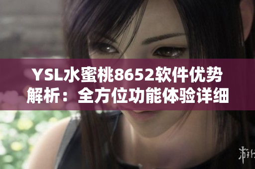 YSL水蜜桃8652软件优势解析：全方位功能体验详细评测