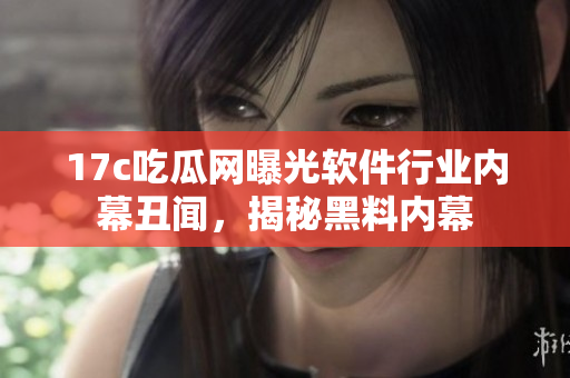 17c吃瓜网曝光软件行业内幕丑闻，揭秘黑料内幕