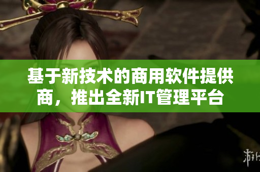 基于新技术的商用软件提供商，推出全新IT管理平台