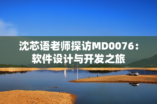 沈芯语老师探访MD0076：软件设计与开发之旅