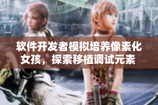 软件开发者模拟培养像素化女孩，探索移植调试元素 主题游戏