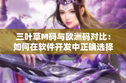 三叶草M码与欧洲码对比：如何在软件开发中正确选择尺码？