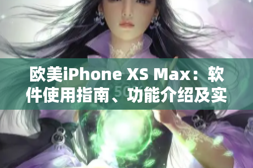 欧美iPhone XS Max：软件使用指南、功能介绍及实际体验分享