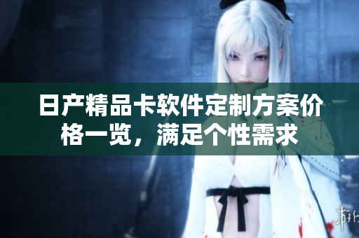 日产精品卡软件定制方案价格一览，满足个性需求
