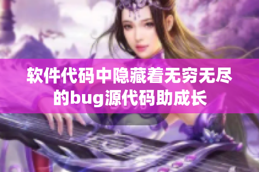 软件代码中隐藏着无穷无尽的bug源代码助成长