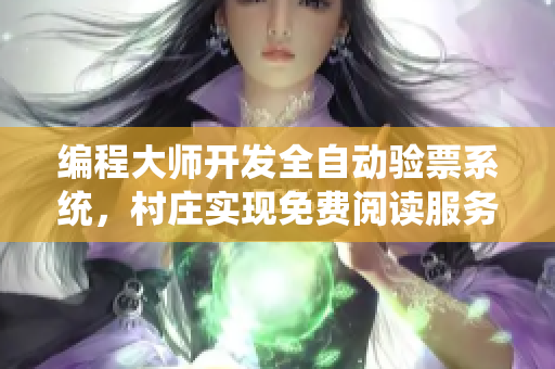 编程大师开发全自动验票系统，村庄实现免费阅读服务