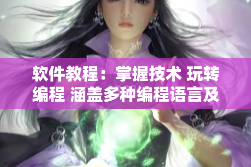 软件教程：掌握技术 玩转编程 涵盖多种编程语言及开发工具 