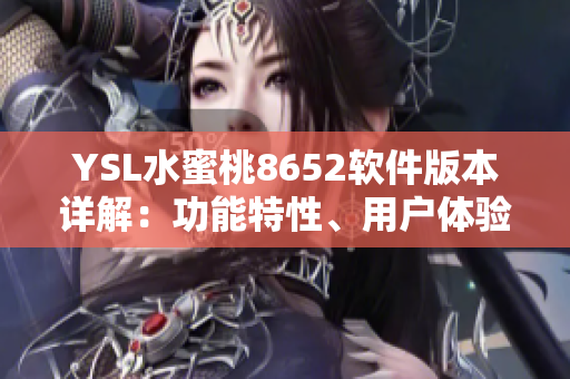 YSL水蜜桃8652软件版本详解：功能特性、用户体验全面解析