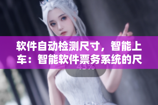 软件自动检测尺寸，智能上车：智能软件票务系统的尺寸检测模块