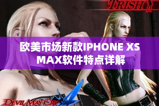 欧美市场新款IPHONE XS MAX软件特点详解