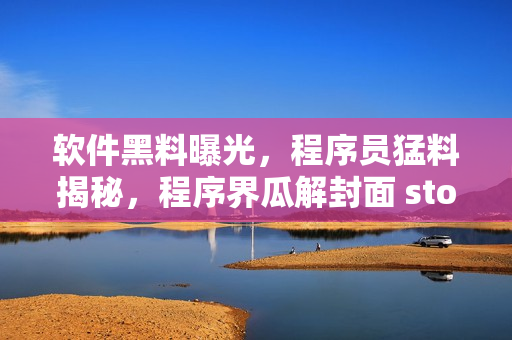 软件黑料曝光，程序员猛料揭秘，程序界瓜解封面 stories