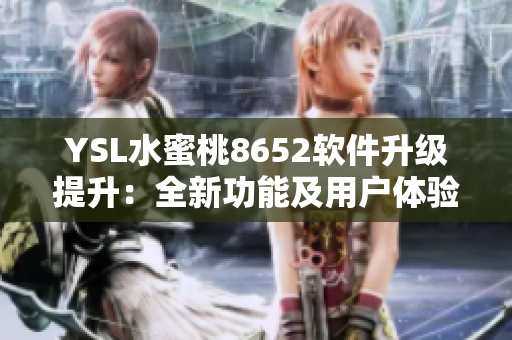 YSL水蜜桃8652软件升级提升：全新功能及用户体验优化
