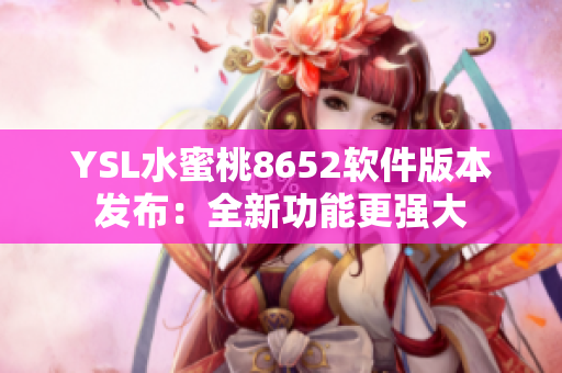 YSL水蜜桃8652软件版本发布：全新功能更强大