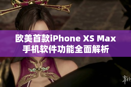 欧美首款iPhone XS Max手机软件功能全面解析
