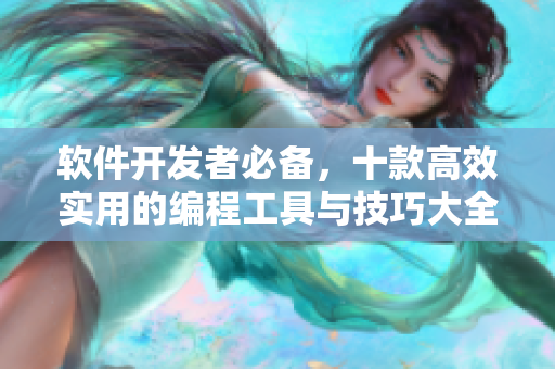 软件开发者必备，十款高效实用的编程工具与技巧大全