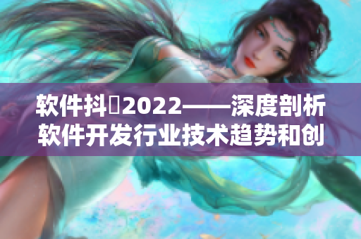 软件抖抈2022——深度剖析软件开发行业技术趋势和创新突破