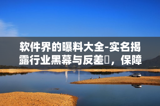 软件界的曝料大全-实名揭露行业黑幕与反差瓊，保障软件用户权益