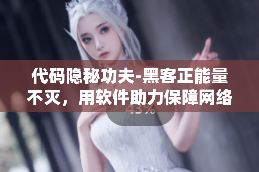 代码隐秘功夫-黑客正能量不灭，用软件助力保障网络安全