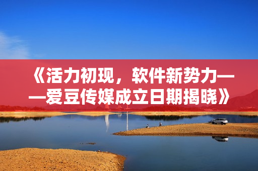 《活力初现，软件新势力——爱豆传媒成立日期揭晓》