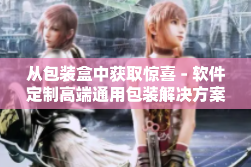从包装盒中获取惊喜 - 软件定制高端通用包装解决方案 从包装盒中获取惊喜 - 软件定制高端通用包装解决方案