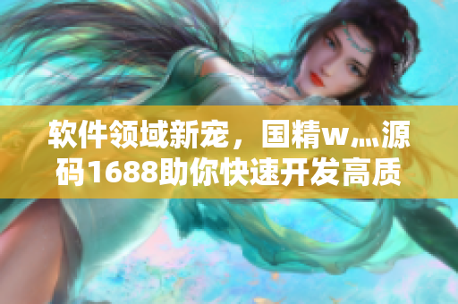软件领域新宠，国精w灬源码1688助你快速开发高质量软件