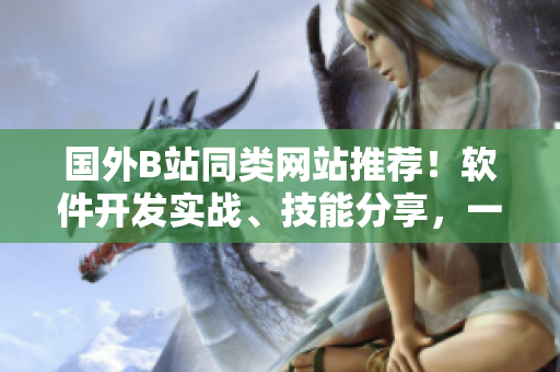 国外B站同类网站推荐！软件开发实战、技能分享，一站式满足程序员需求！