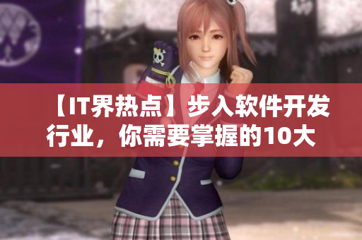 【IT界热点】步入软件开发行业，你需要掌握的10大技能！赶快了解吧！