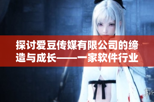 探讨爱豆传媒有限公司的缔造与成长——一家软件行业的新秀企业