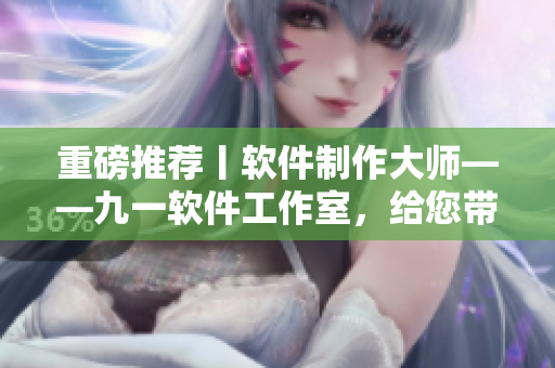 重磅推荐丨软件制作大师——九一软件工作室，给您带来前所未有的视觉盛宴！
